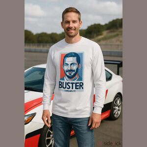 Men's TunerCrate Buster Graphic Long Sleeve Tee M White Red Sz 3X NWOT